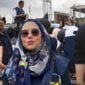 Caleg DPR RI dari Partai NasDem nomor urut 1 Dapil Jabar X, Farahdibha Tenrilemba menghadiri Kampanye Akbar Partai NasDem di Tegallega Bandung.
