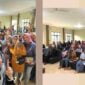 Calon anggota legislatif (caleg) DPR RI dari Partai NasDem nomor urut 1 Dapil Jawa Barat X (Kuningan, Ciamis, Banjar dan Pangandaran), Farahdibha Tenrilemba berselfi dengan Ibu-ibu Kecamatan Panumbangan.