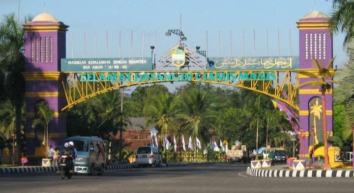 Gerbang Selamat Datang Kabupaten Ciamis.