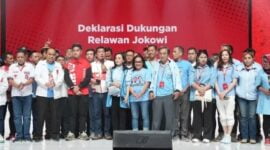 Deklarasi Relawan Jokowi untuk PSI di Sentul International Convention Centre , Bogor pada Minggu (21/1/2024). 