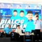 Ketua Bappilu Partai Gerindra Jawa Barat, Aris Marsudiyanto saat menghadiri Dialog Keumatan bersama Partai Gelora di Hotel Mandalawangi Tasikmalaya, Minggu (14/1/2024).