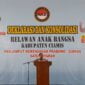 Ketua Umum Relawan Anak Bangsa (RAB), Agus Winarno saat memberikan sambutan di agenda Deklarasi dan Konsolidasi di Gedung Irfan Hielmy Islamic Center Ciamis, Rabu (17/1/2023).