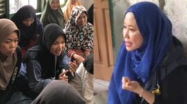 Caleg DPR RI dari Partai NasDem nomor urut 1 Dapil Jabar X (Kuningan, Ciamis, Banjar dan Pangandaran), Farahdibha Tenrilemba saat menggrlar diskusi dengan Generasi Z di Kabupaten Ciamis.