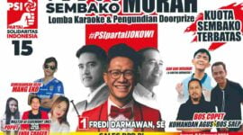 Caleg DPR RI dari PSI Dapil Jabar x (Kuningan, Ciamis, Banjar dan Pangandaran) nomor urut 1, Fredi Darmawan, SE menggelar tebus sembako murah.