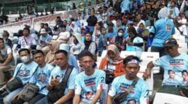Relawan Tina Wiryawati hadiri kampanye akbar Prabowo-Gibran di GBK.