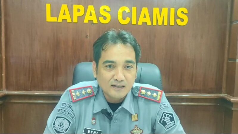 Kepala Lapas Kelas II B Ciamis, Beni Nurrahman, A.Md.I.P,. S.H,. M.H. (Doc, Asajabar).