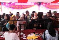 Bazaar Belanja Murah (BBM) Keliling di Halaman Kantor Kecamatan Ciamis.