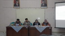 Konferensi Pers pengawasan Pemilu 2024 di Aula Bawaslu Ciamis.