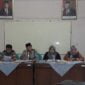 Konferensi Pers pengawasan Pemilu 2024 di Aula Bawaslu Ciamis.