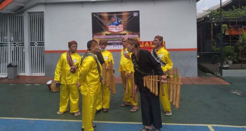 Perlombaan 'Inmates Got Talent'.