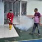 Aksi fogging di Lapas Kelas II B Ciamis.