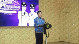 Bupati Ciamis, Herdiat Sunarya membuka kegiatan Musrenbang.