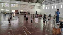 Turnamen bola voli Unigal Ciamis.