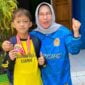 Siswa kelas 5 Sekolah Dasar Negeri 4 Ciamis, Feodora Javin Bintang Arasyid.