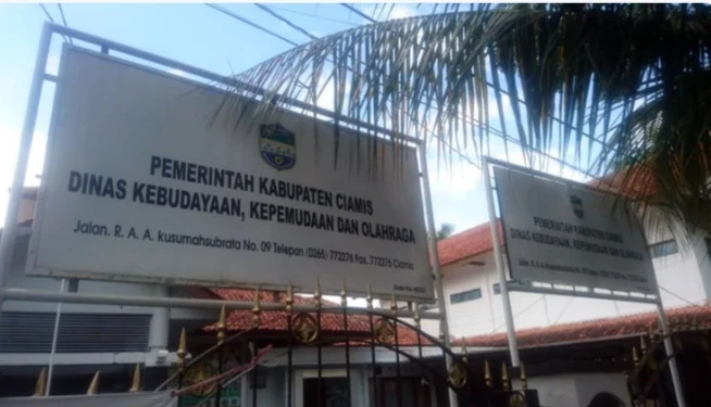 Kantor Disbudpora Ciamis.
