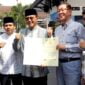 Foto dari posisi kiri terlihat, Plh Sekda Ciamis, Aef Saefulloh - Wabup Ciamis, Yana D Putra - Bupati Ciamis, Herdiat Sunarya - Direktur PT Inko Total Industri, Richard Jon - Ketua Kadin Ciamis, Hary Adam.