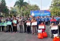 Upacara Harkitnas tingkat Kabupaten Ciamis.