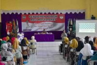 Pendidikan politik khusus perempuan di Gedung GOW Ciamis.