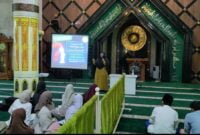 Pembelajaran Alquran di Masjid Agung Ciamis.