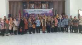 Rakor penurunan angka stunting di Aula Gedung PKK Ciamis.