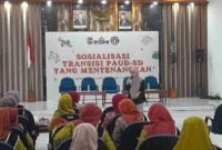 Sosialisasi Gerakan Transisi Pendidikan Anak Usia Dini ke Sekolah Dasar.