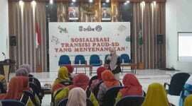 Sosialisasi Gerakan Transisi Pendidikan Anak Usia Dini ke Sekolah Dasar.