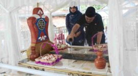 Pj Bupati Ciamis ziarah ke makam Bupati Galuh.