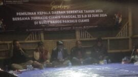 Journalist Camp berlangsung selama dua hari (22-23 Juni) di Bukit Baros, Kecamatan Panjulu.