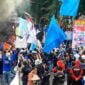 Demo buruh.