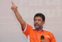 Presiden Partai Buruh dan juga Presiden Konfederasi Serikat Pekerja Indonesia (KSPI), Said Iqbal.