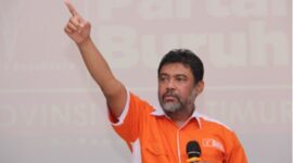 Presiden Partai Buruh dan juga Presiden Konfederasi Serikat Pekerja Indonesia (KSPI), Said Iqbal.