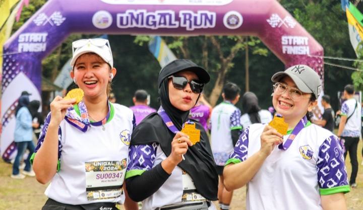 Peserta Unigal Run 2024.