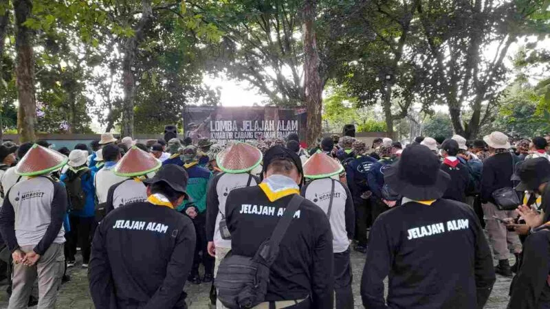 Jelajah alam Pramuka Ciamis.