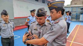 Razia ponsel petugas oleh Kalapas IIB Ciamis.