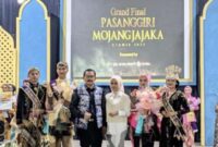 PJ Bupati Ciamis, Engkus Sutisna bersama pemenang Mojang Jajaka Kab.Ciamia 2024.