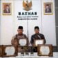 Ketua Baznas Ciamis, H. Lili Miftah, M.BA dan Sekretaris Baznas Ciamis, Kikin Mutaqin, S.Pd,. M.Pd.