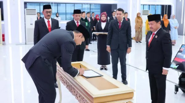 Menteri ATR/BPN, AHY melantik Dirjen PPTR.