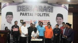Deklarasi Partai Politik untuk pemenangan Herdiat-Yana.