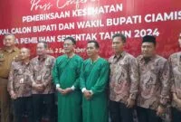 Herdiat-Yana menjalani serangkaian pemeriksaan kesehatan.