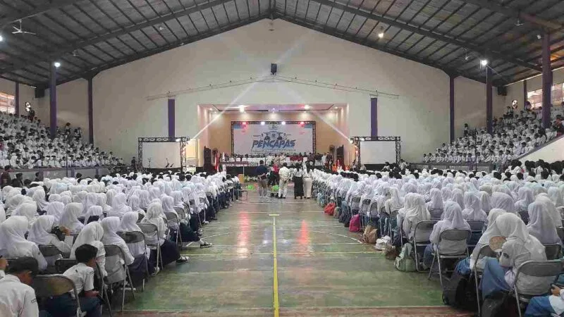 Pencapas Paskibra angkatan tahun 2025.