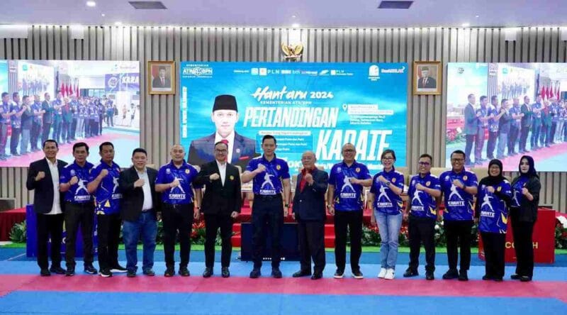 Menteri ATR/BPN AHY buka turnamen karate.