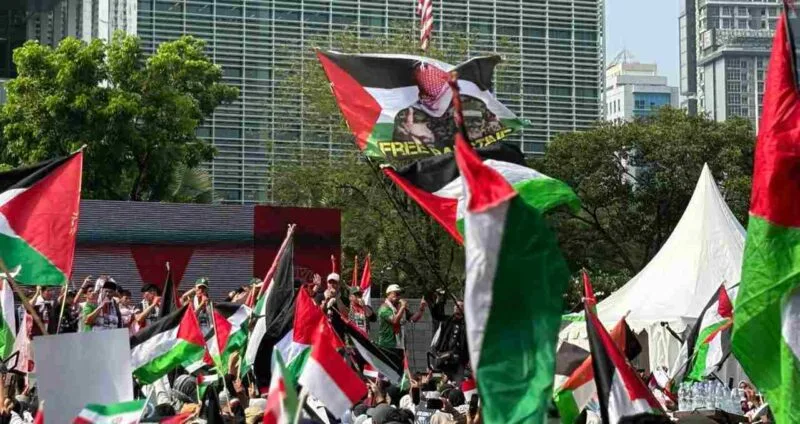 Aksi bela palestina.
