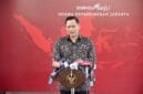 Menteri AHY saat konferensi pers.