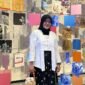 Alfira Oktaviani usung semilir ecoprint, fashion ramah lingkungan. (FOTO: Dok Pribadi Alfira)