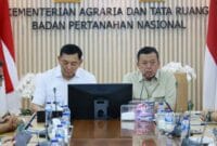 Kementerian ATR/BPN dan Kemhan menjalin kerjasama.