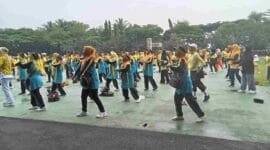 Senam sehat Partai Golkar.