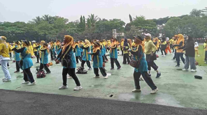 Senam sehat Partai Golkar.