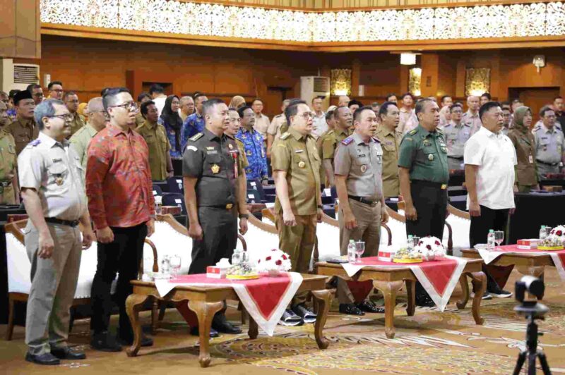 Rapat Koordinasi Akhir Tahun Gugus Tugas Reforma Agraria (GTRA) Provinsi Jawa Timur 2024, Senin (18/11/2024).