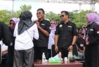 Momen pertemuan terakhir Miranti Mayangsari dengan Cawabup Ciamis, Yana Diana Putra di Taman Lokasana Ciamis pada 23 November 2024.