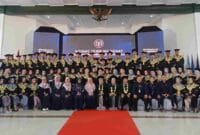 Prosesi wisuda dan sumpah profesi STIKes Muhammadiyah Ciamis.